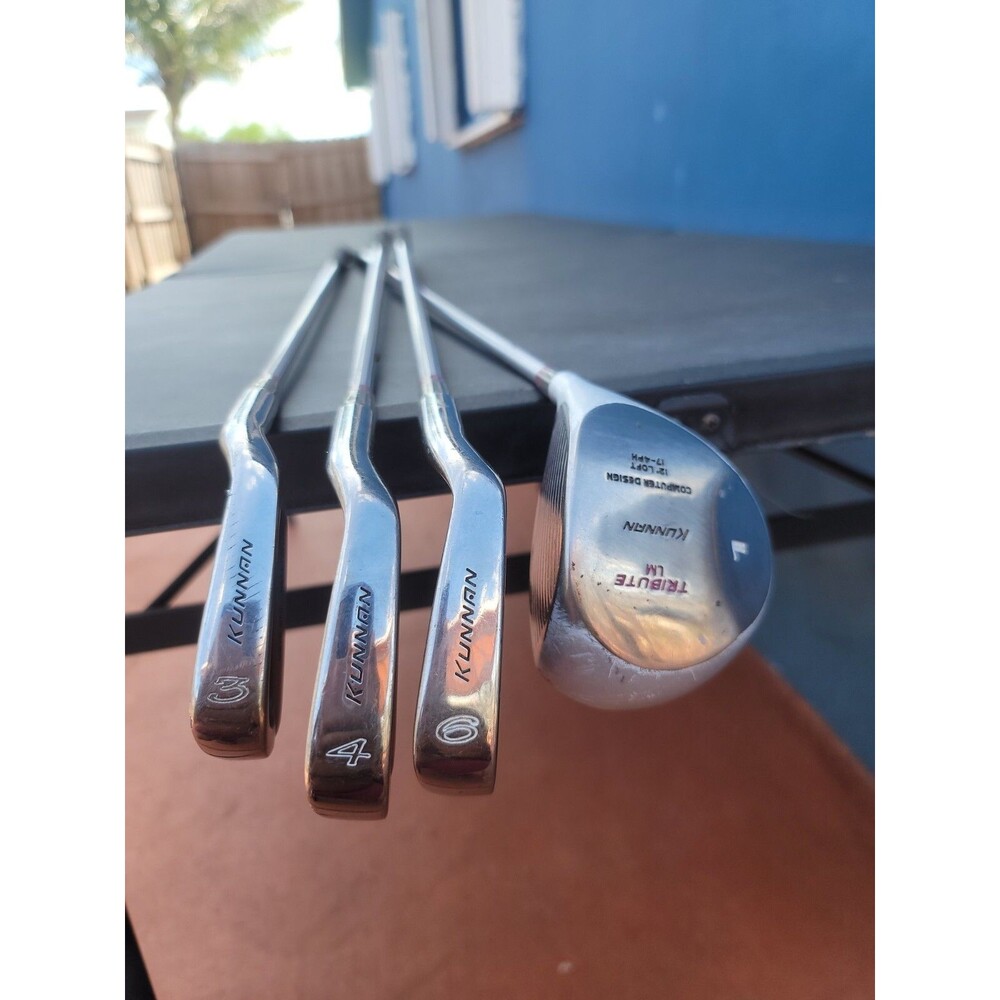 Kunnan Ladies Tribute Iron Set 3,4,6 and LM 1 Wood With Graphite Shaft